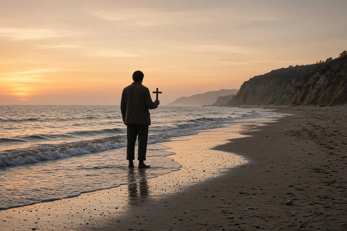 His testimony includes a public baptism following his decision to follow Christ.