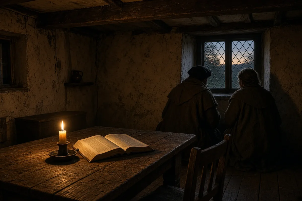 Bunyan first encountered deep conviction while reading Scripture in his home during the early 1650s.