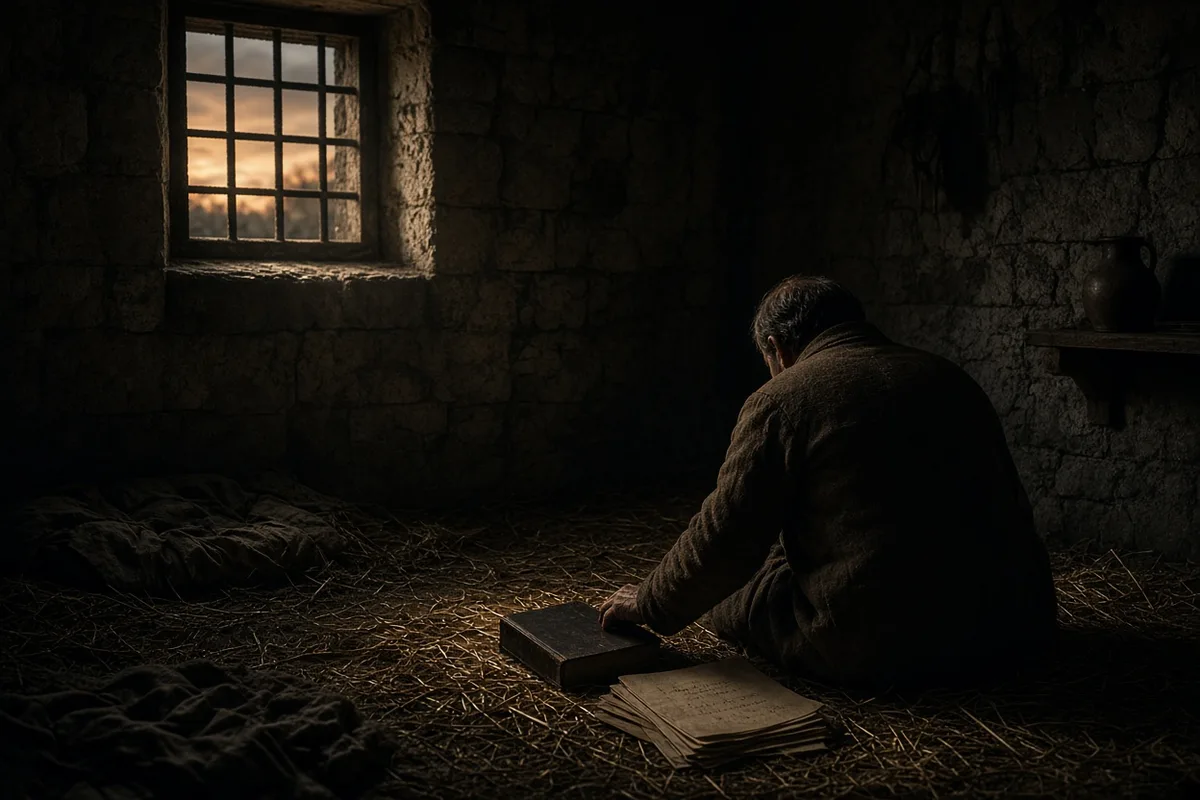 Bunyan's prison testimony later appeared in Grace Abounding to the Chief of Sinners.