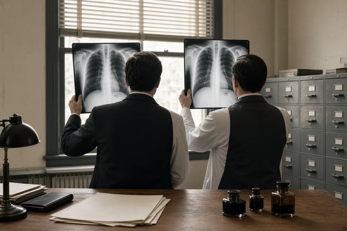 X-ray evidence presented to the Lourdes Bureau confirmed the healing of Jeanne Fretel's advanced tuberculosis.