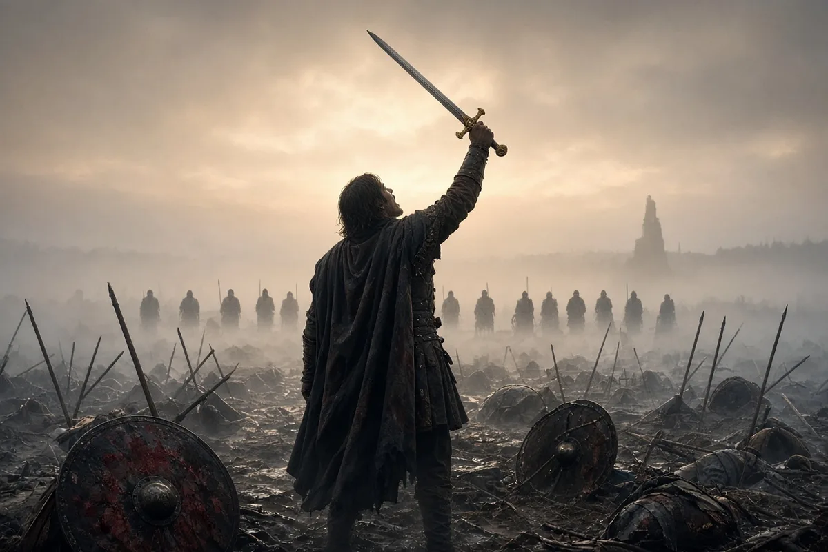 Before the Battle of Tolbiac in 496, King Clovis vowed to convert to Christianity if granted victory.