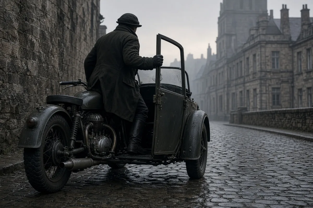 Lewis boarded the sidecar for the ride that became the setting of his reluctant surrender.