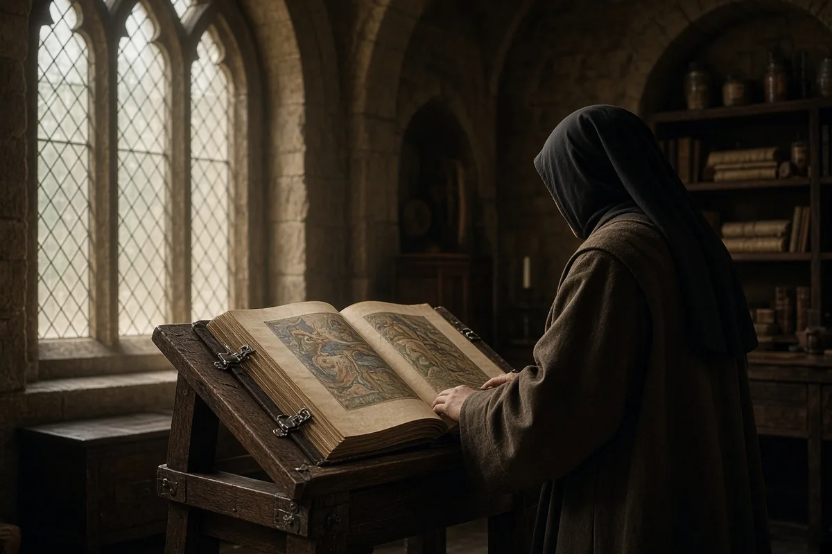 After finishing Scivias in 1151 Hildegard continued to direct both the writing of further works and the operation of the convent’s medical services.