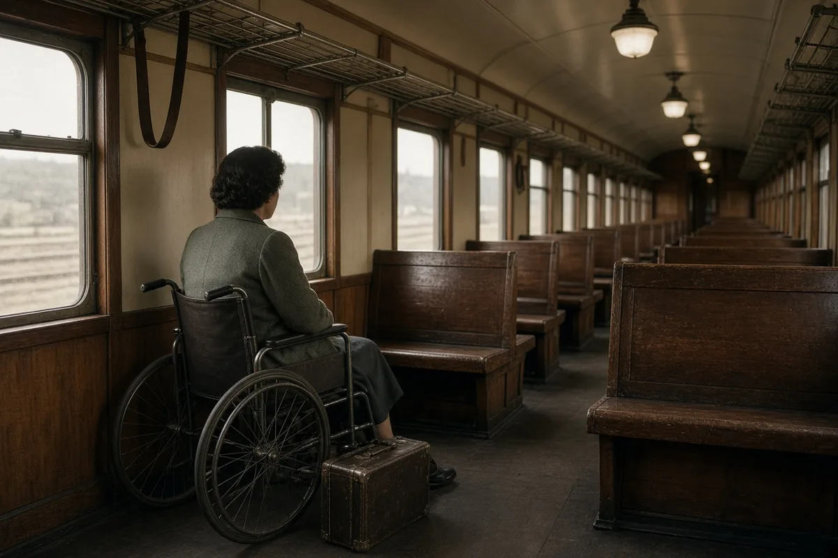 Suzanne Aubry’s cousin traveled by train to Lourdes in 1953 for treatment of a bone condition.