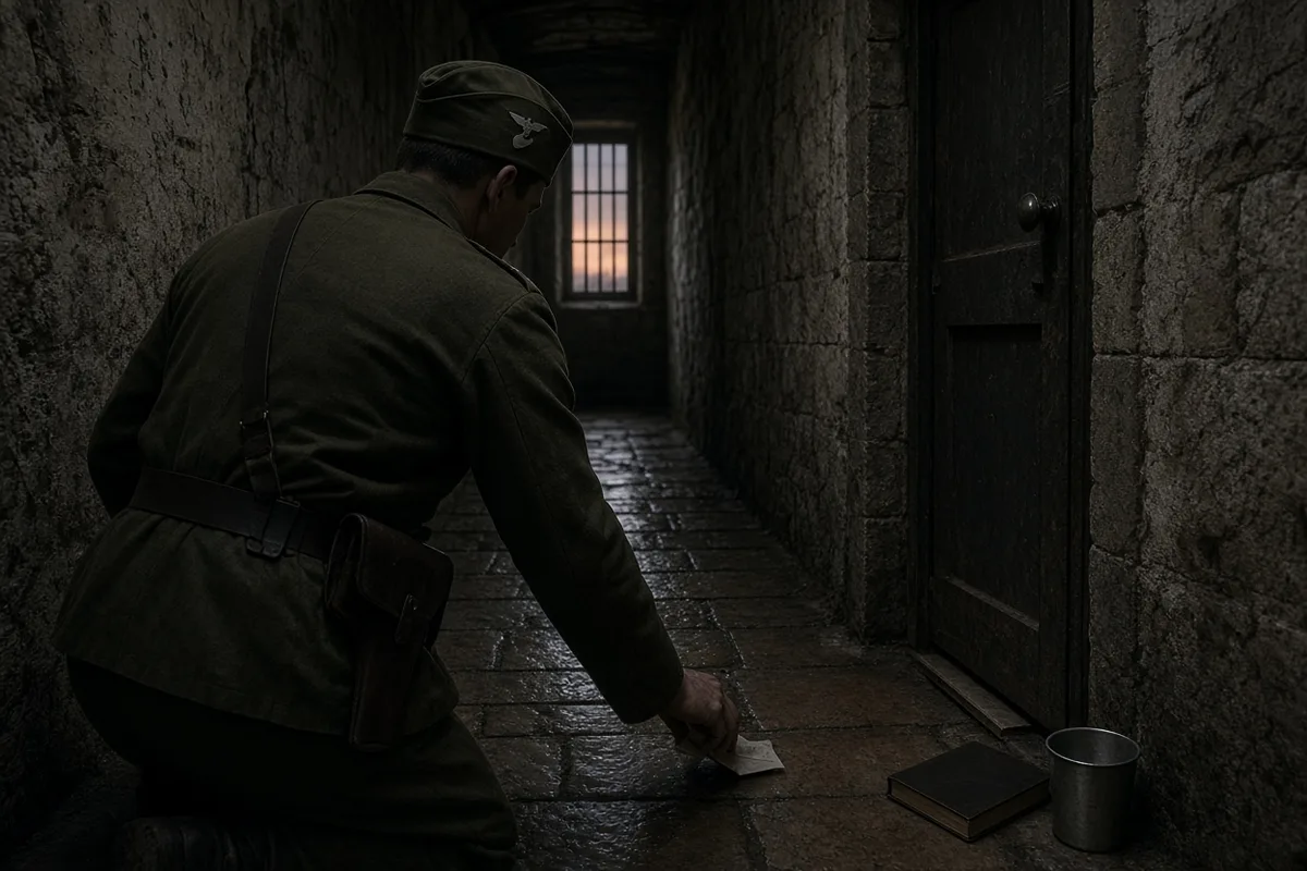 Bonhoeffer maintained secret contact with fellow plotters during his imprisonment.