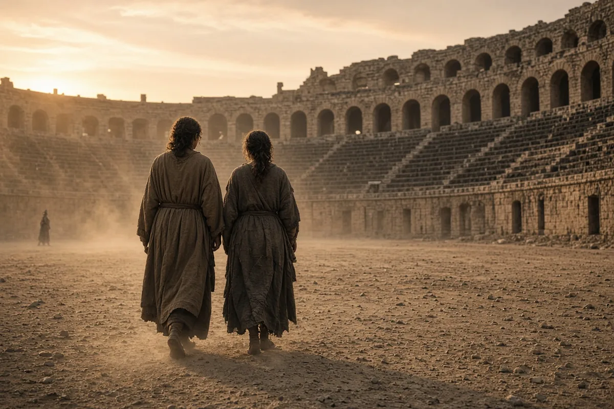Perpetua was martyred in the arena together with Felicity, another Christian woman.