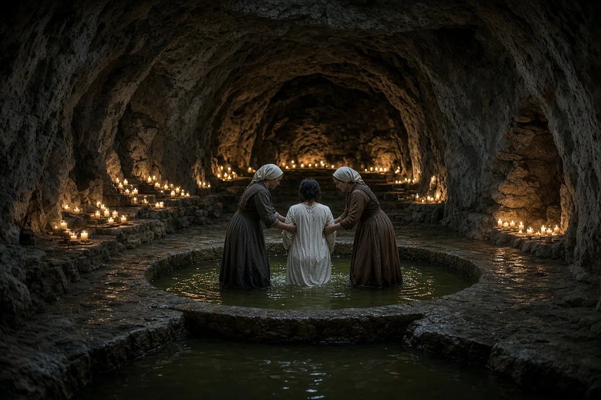 The healing of Rose Verrechia took place during immersion in the Lourdes spring waters.