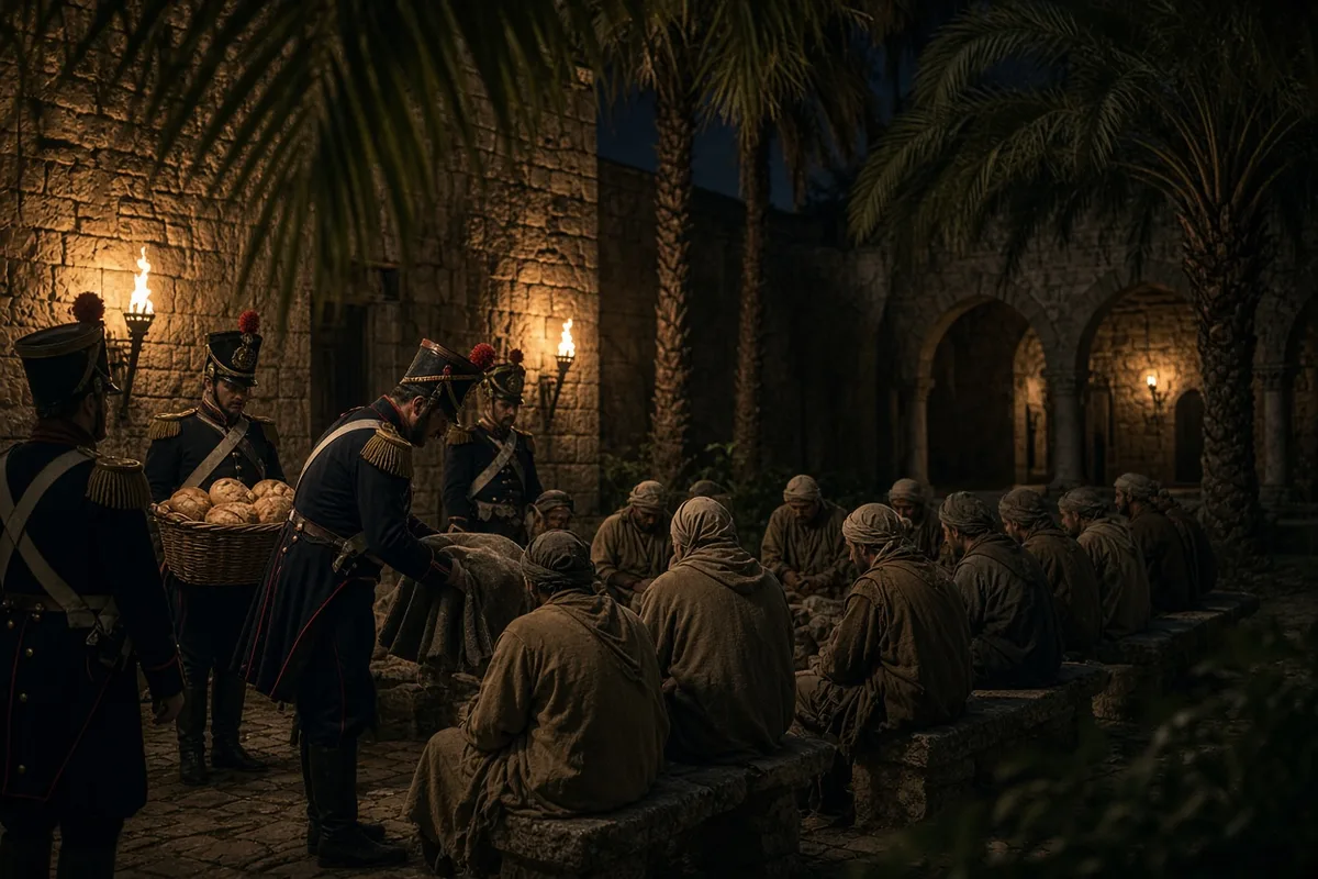 The king ensured ransomed captives received immediate provisions and clothing upon their release in 1249.