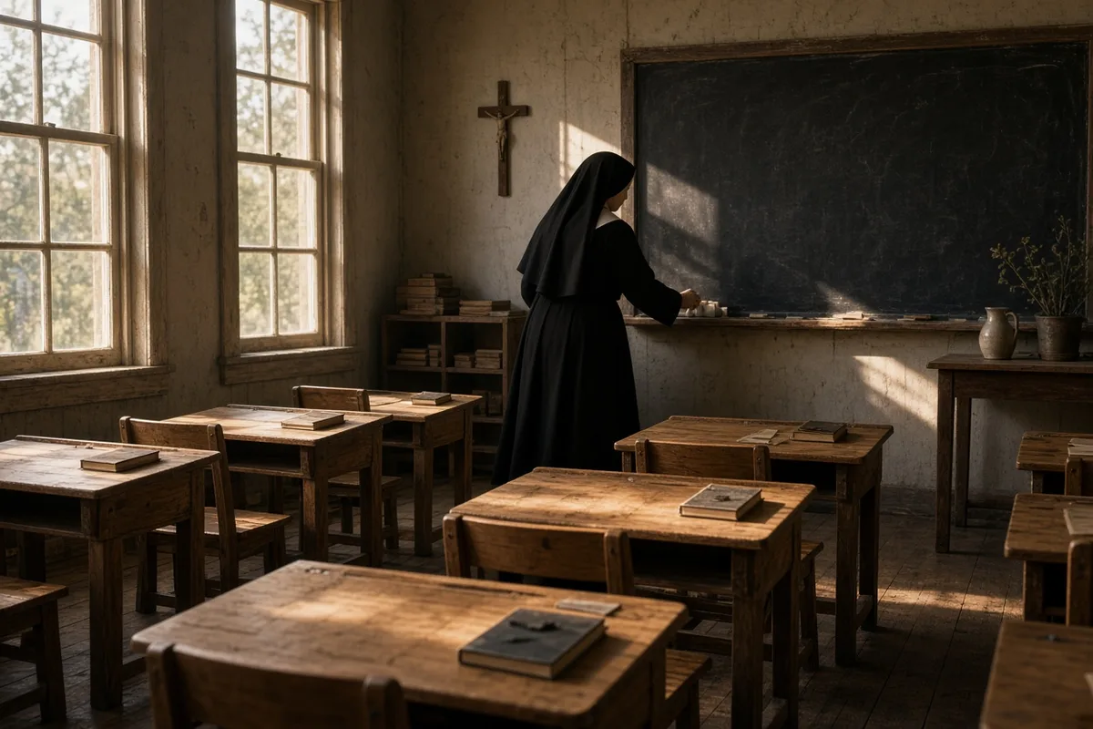 The schools Drexel established provided literacy and vocational training to Indigenous children.