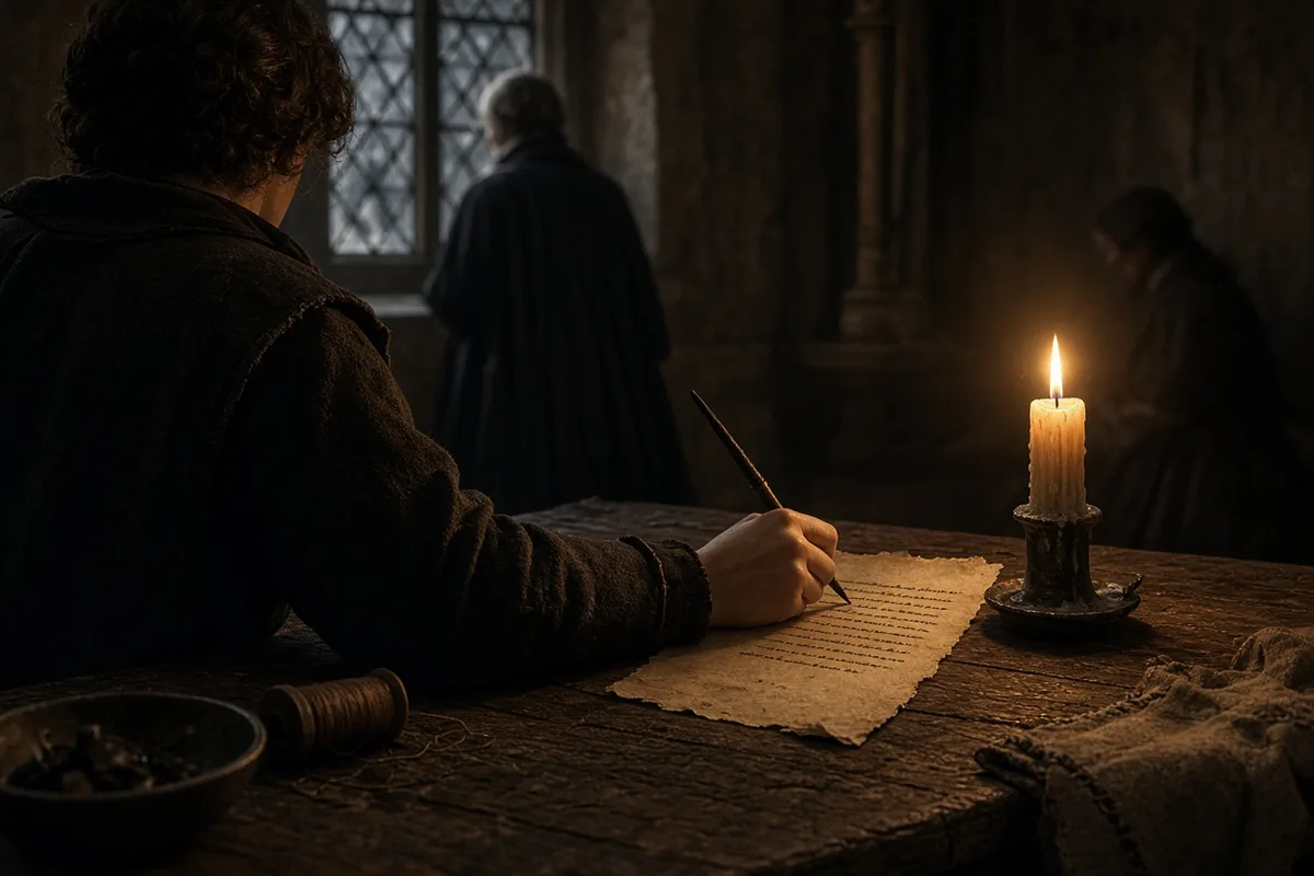 Pascal recorded the details of the vision on a paper he kept hidden in his coat for the rest of his life.