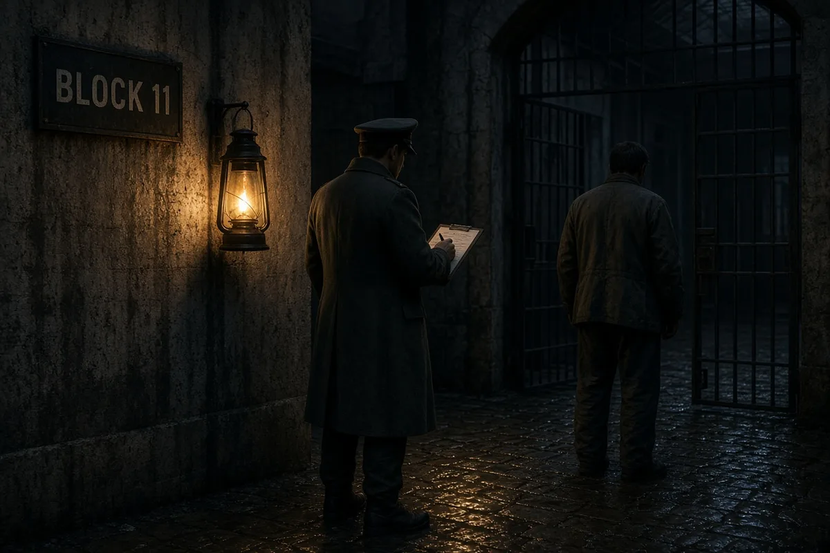 The camp authorities accepted Kolbe's substitution and recorded his name among the doomed.