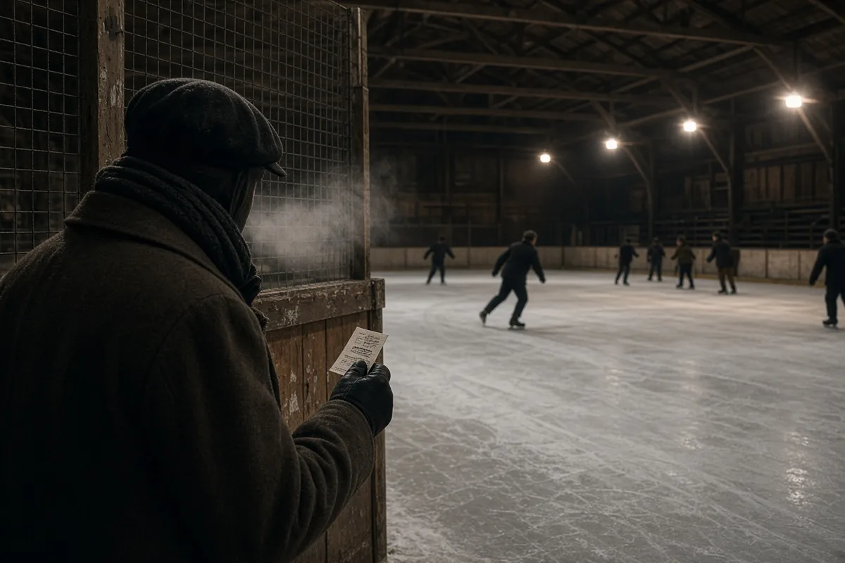 The 1980 Winter Olympics hockey final was played in the small, 8,500-seat Lake Placid fieldhouse rather than a large arena.