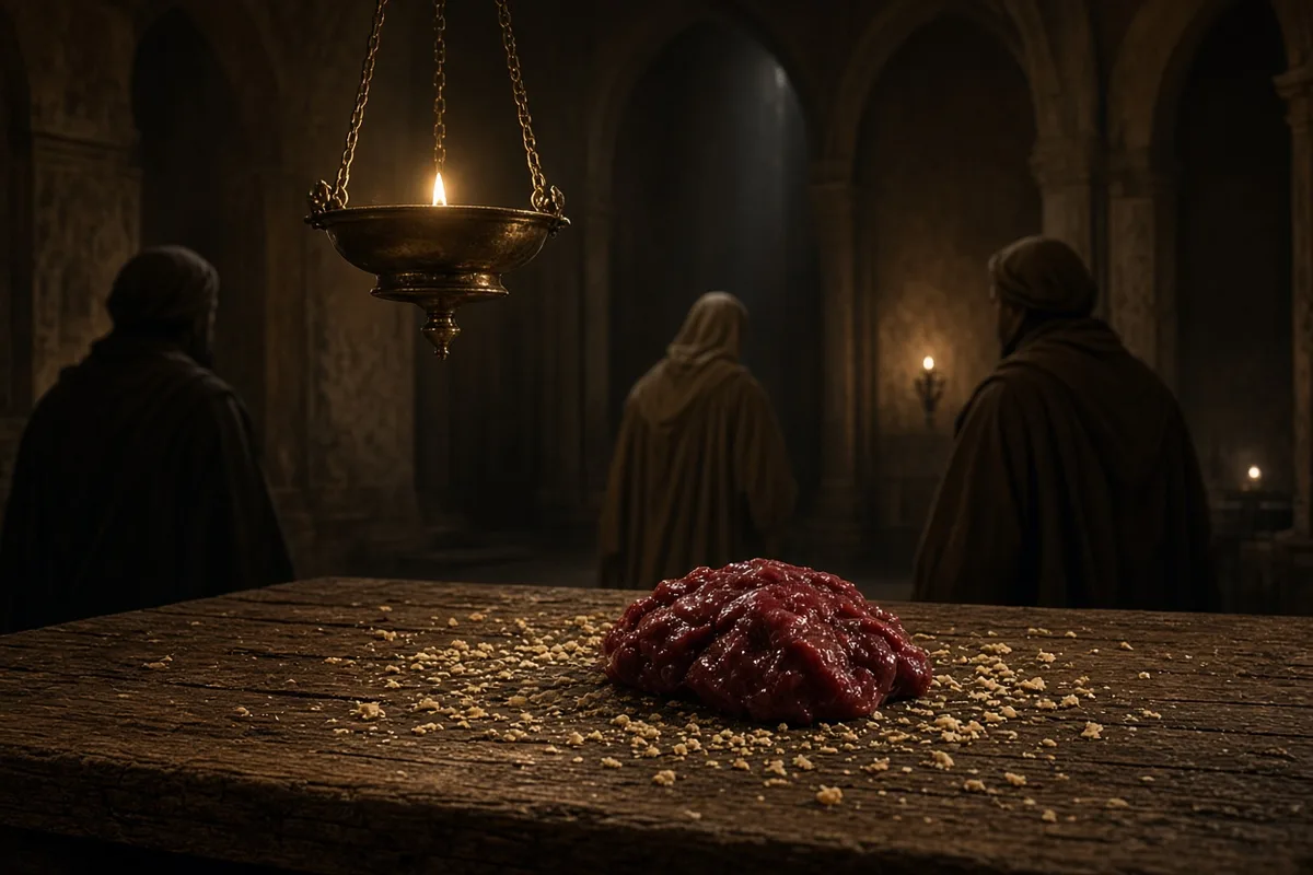 The host became living human heart muscle.