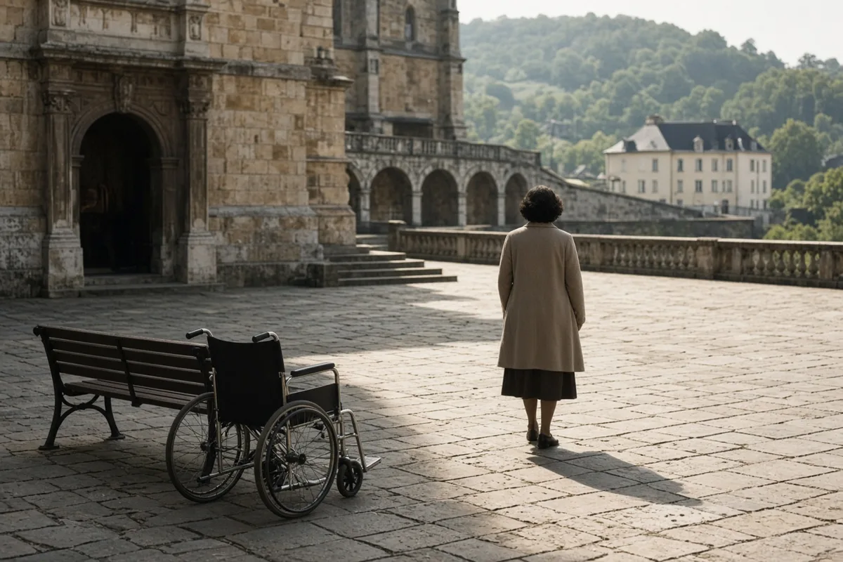 Her advanced MS symptoms disappeared after the visit to Lourdes.