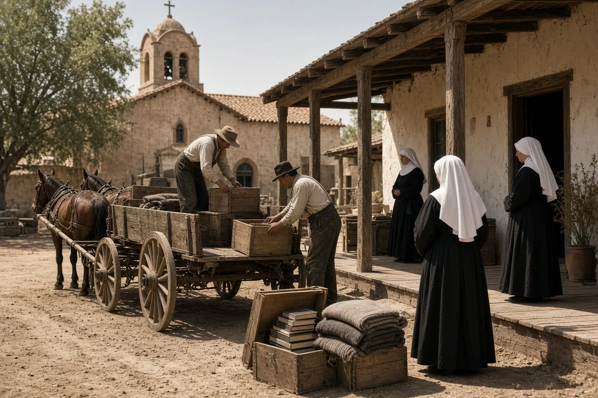 Her order supplied both educational materials and daily necessities to remote Native American communities.