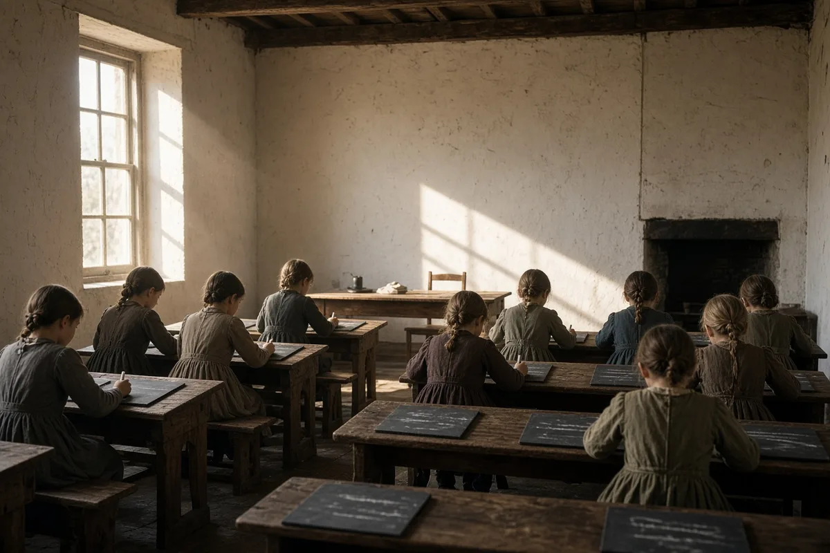 Hannah More established Sunday schools in 1795 to teach reading and faith to thousands of poor children.