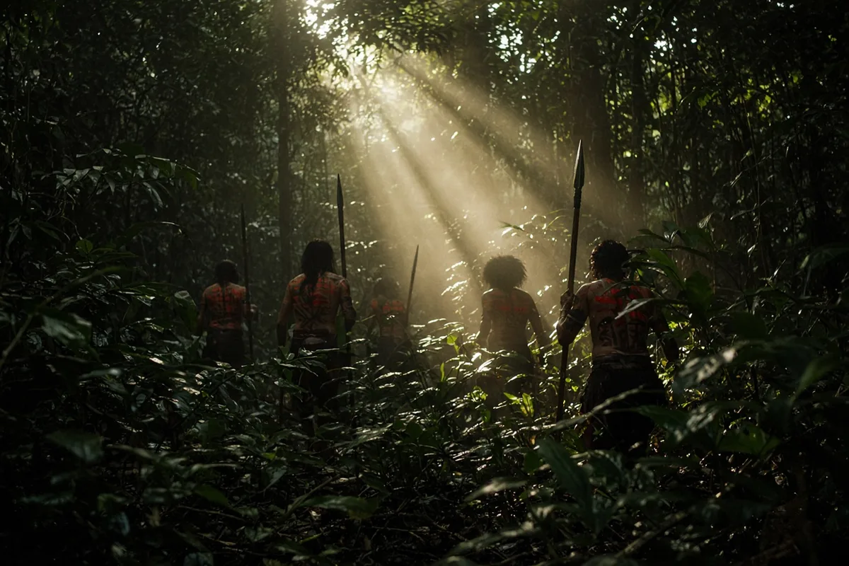 On January 8, 1956, a group of Waorani men approached the missionaries at the beach site.
