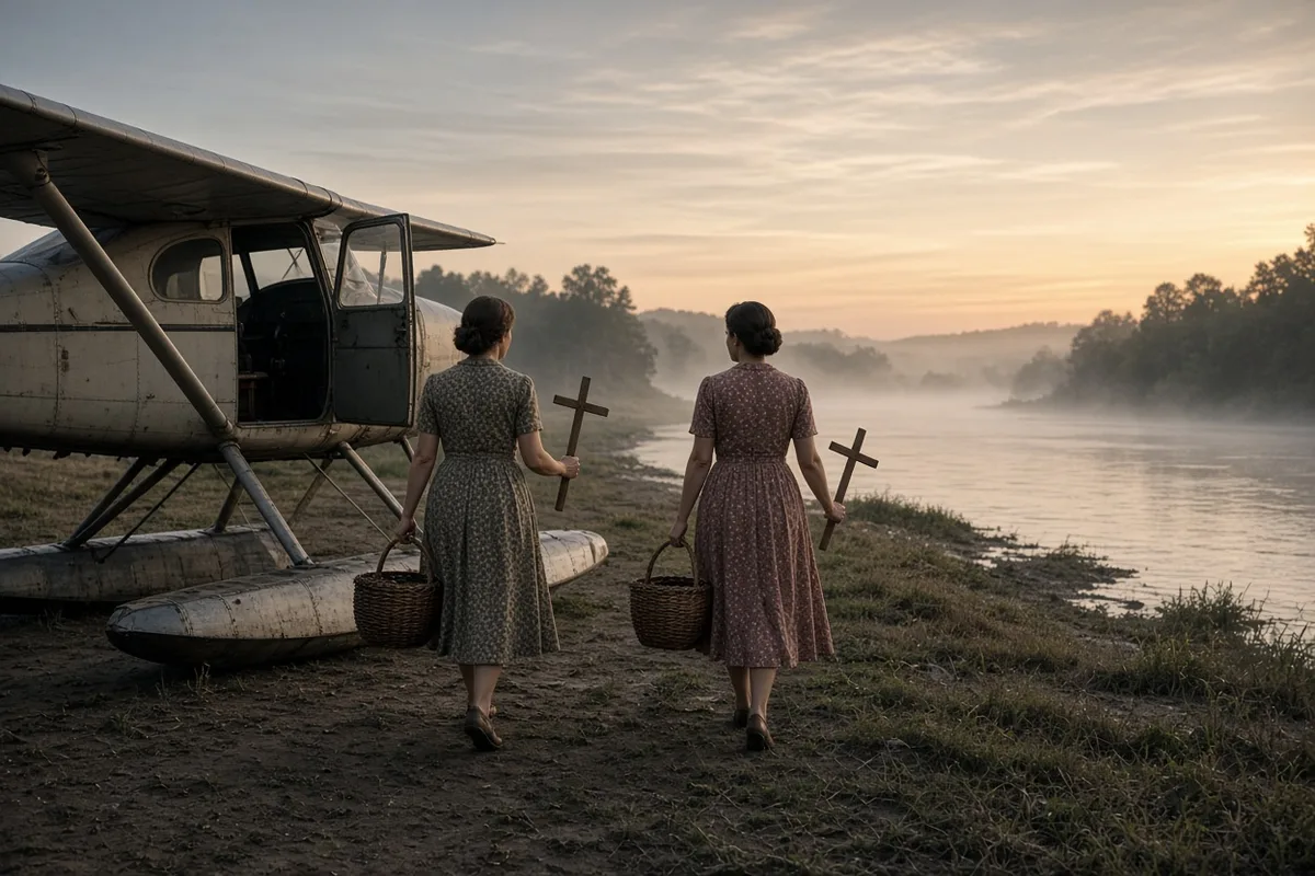 After the deaths, the widows of the missionaries returned to the region to continue the work of contact.