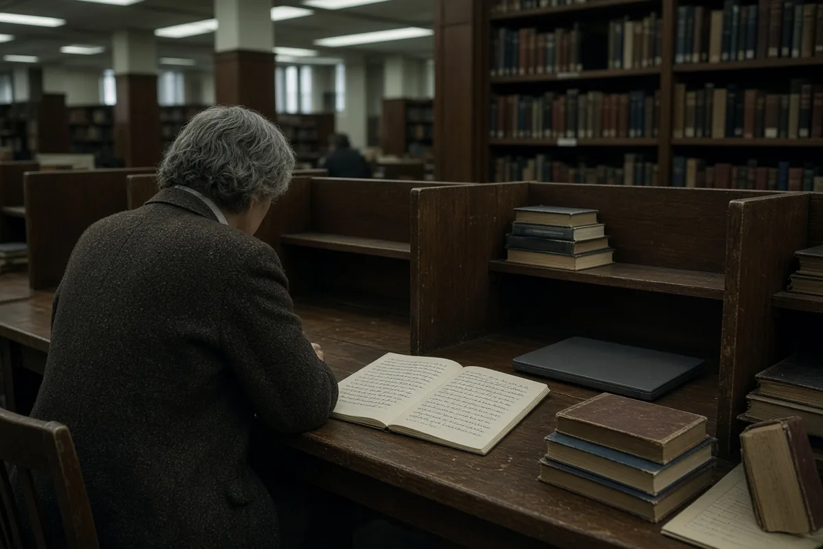 He compiled detailed objections to Islamic doctrine while cross-referencing historical sources in the campus library.