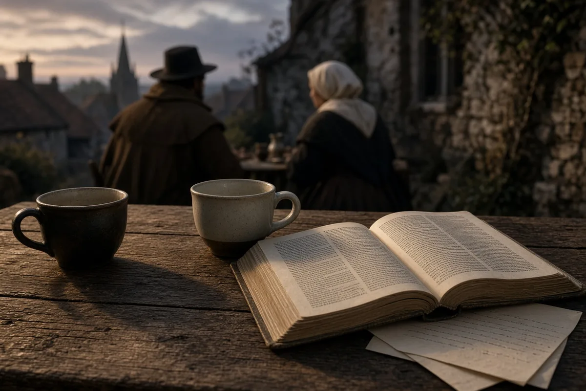 Qureshi met with a Christian mentor to discuss the reliability of the Gospels in a local coffee shop.
