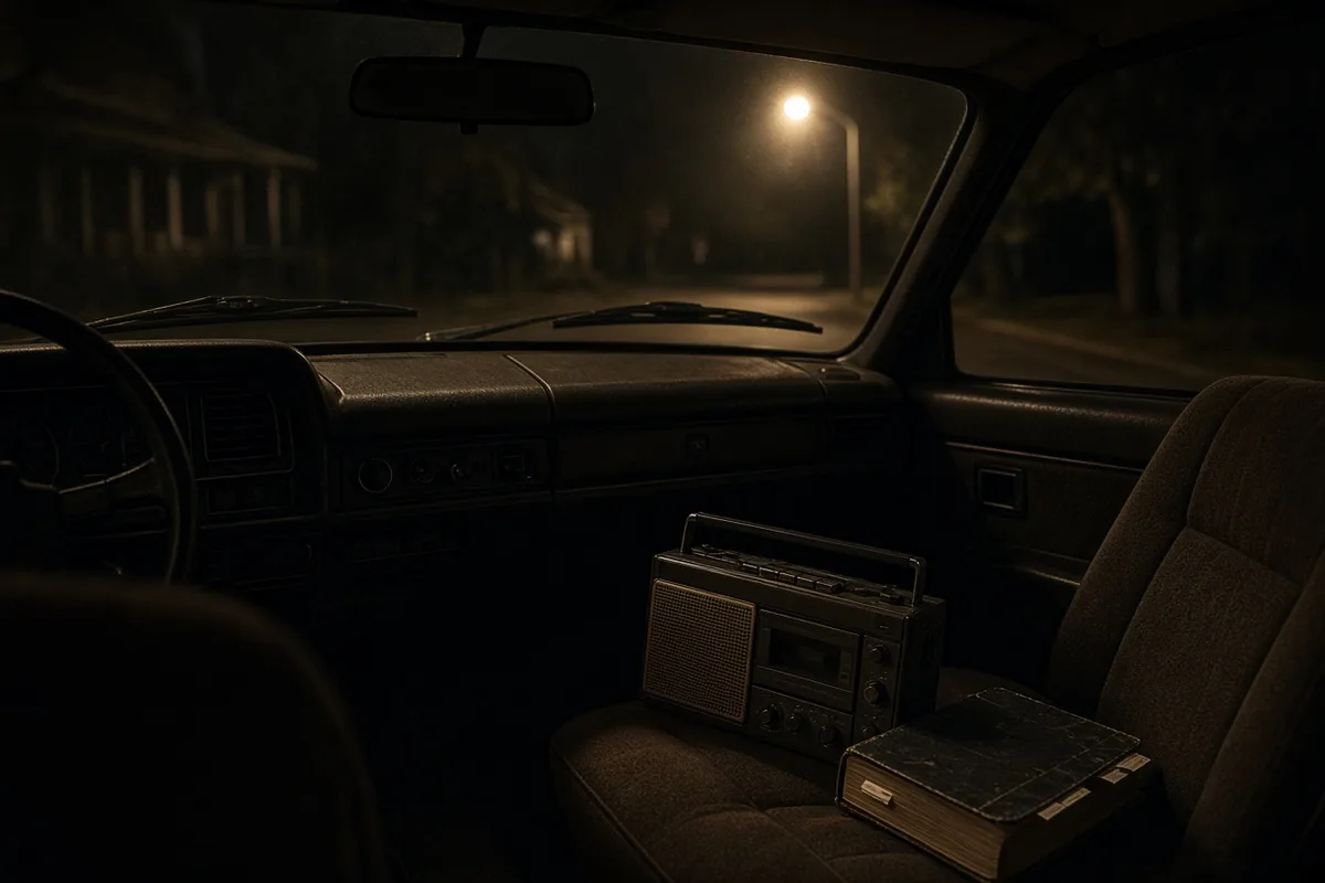 During solitary drives, Qureshi recorded audio reflections on his shifting beliefs about Jesus.