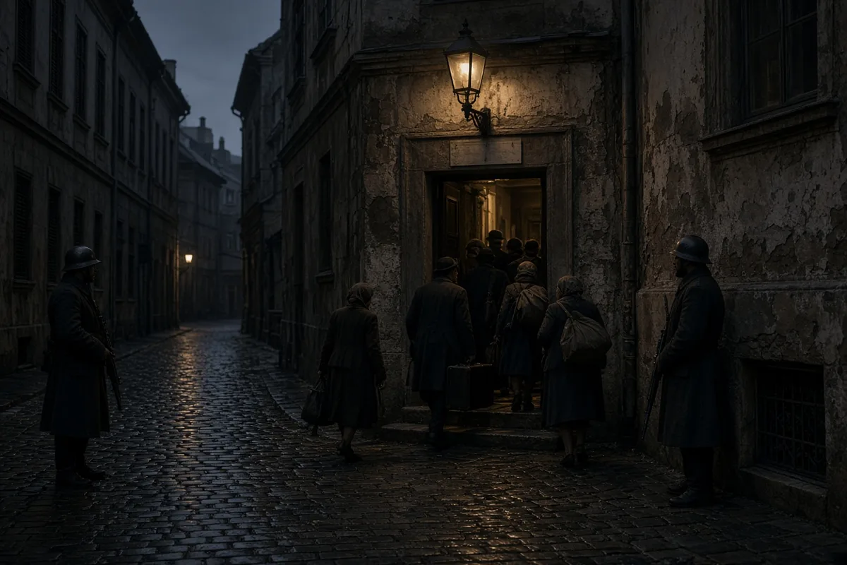 Thousands of Jews were moved into Wallenberg's safe houses under cover of darkness to evade Arrow Cross patrols.