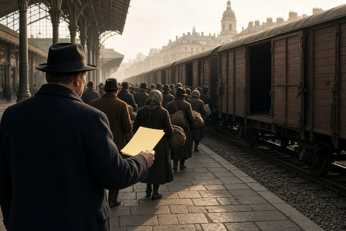 Wallenberg personally intervened at deportation sites to pull Jews from transports using protective papers.