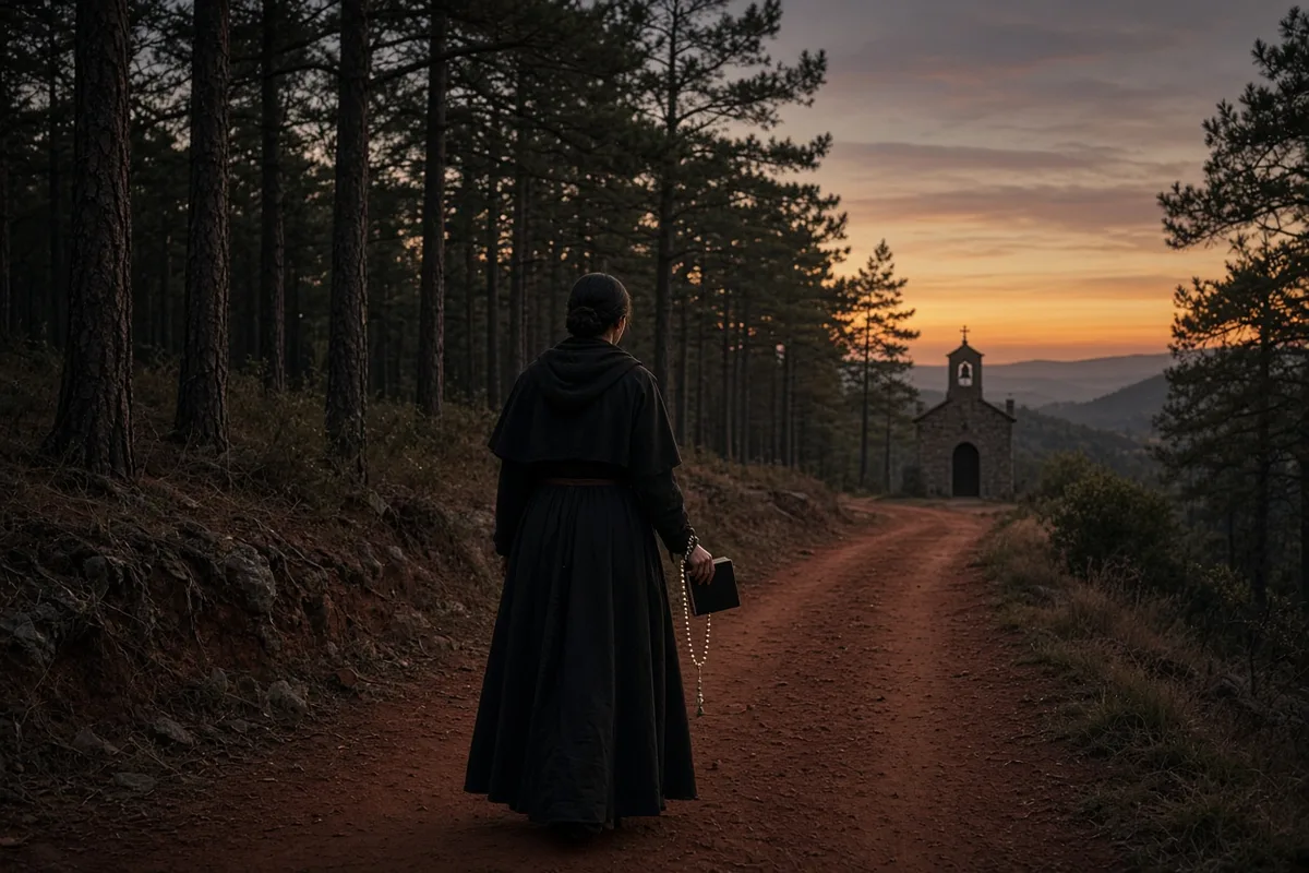 Letters from 1945 record the integration of prayer into her everyday rural routine.