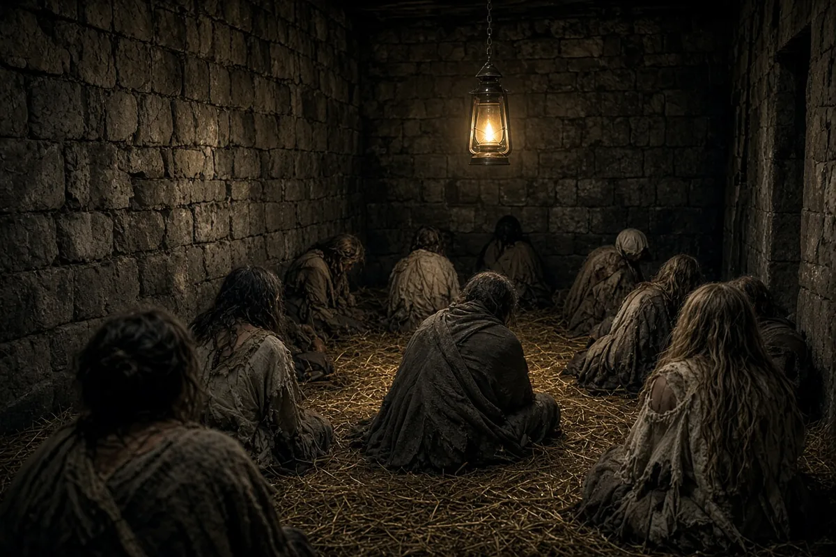 Female prisoners endured severe overcrowding and lack of basic provisions before organized aid.