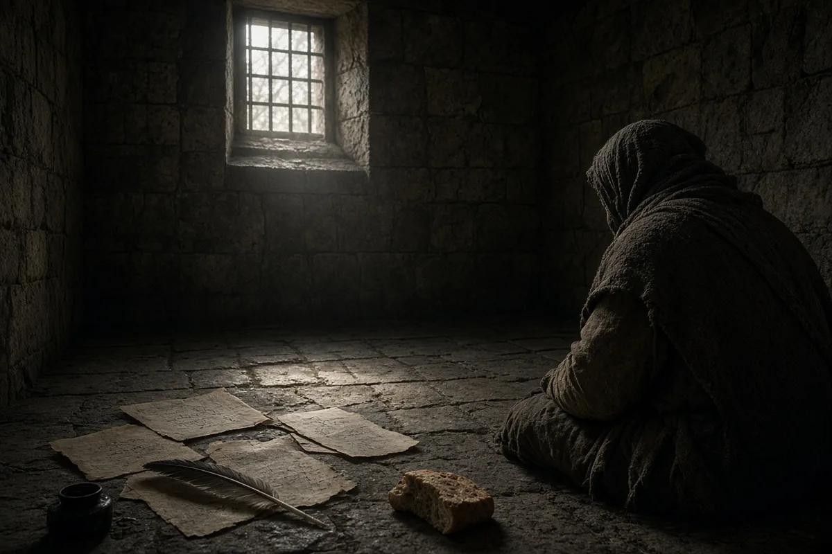 During his imprisonment John composed several poems, including verses that later formed part of The Spiritual Canticle.