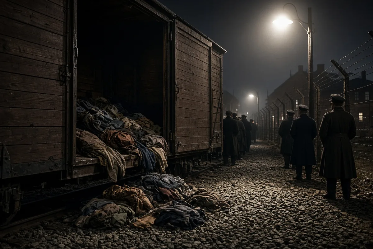 Edith Stein arrived at Auschwitz-Birkenau by train on 7 August 1942 with her sister Rosa and other Jewish deportees.
