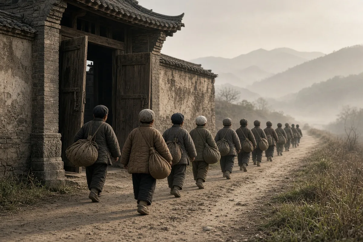 In 1940, Gladys Aylward organized the evacuation of approximately one hundred orphans from her mission in Yangcheng as Japanese forces approached.