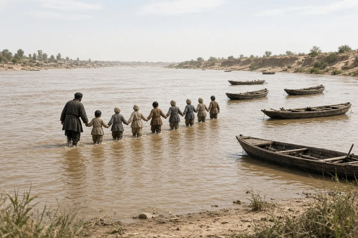 Aylward's autobiography notes the perilous crossing of the Yellow River during the 1940 trek.