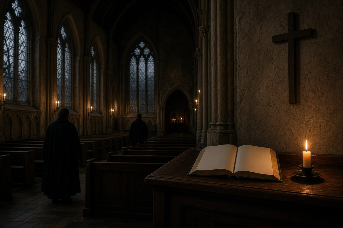 Griffiths attended evening services where the reading of Scripture deepened his sense of spiritual longing.