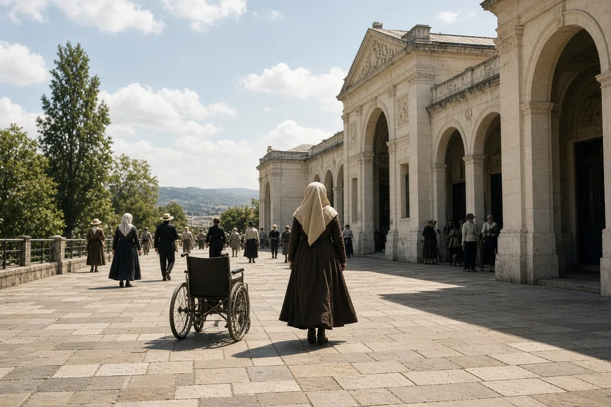Bely's advanced MS vanished completely following the anointing at Lourdes.