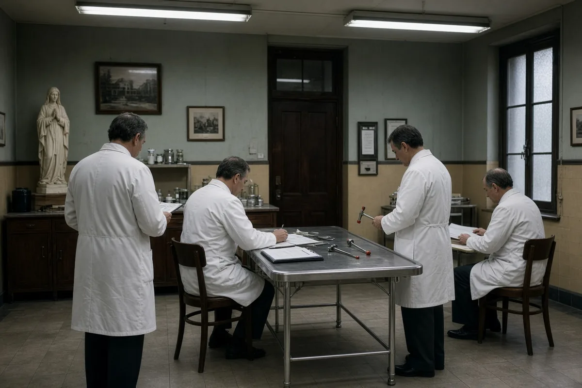 The Lourdes Medical Bureau performed initial clinical examinations on Bely after the reported cure.