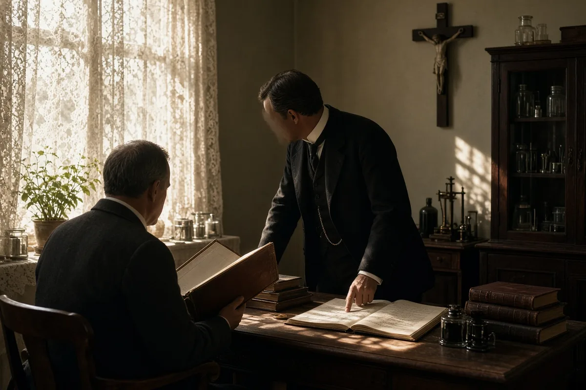 Physicians reviewed Francis Pascal's pre- and post-Lourdes medical records in 1938 to verify the change.