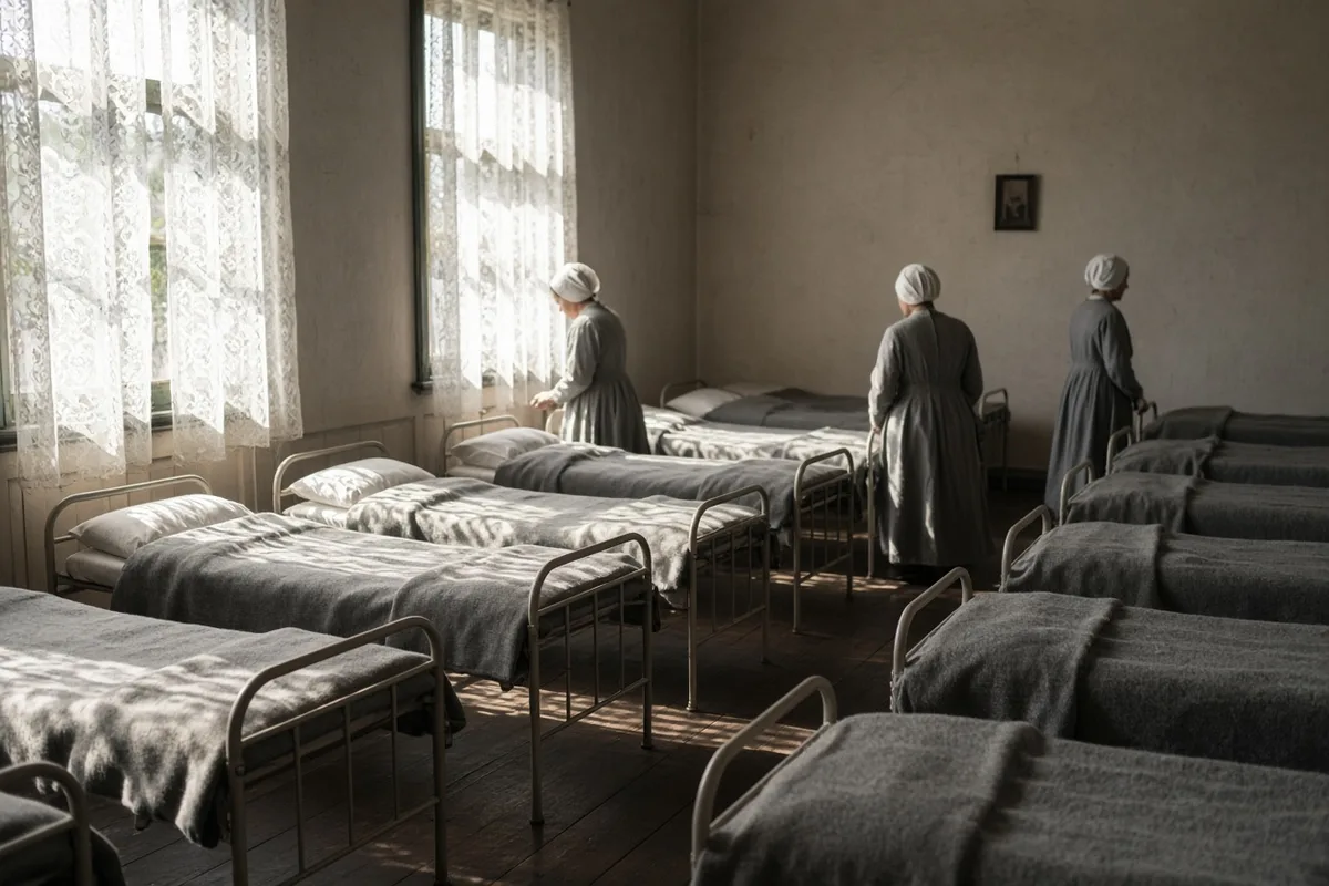 The home provided shelter and basic necessities to survivors returning from concentration camps.