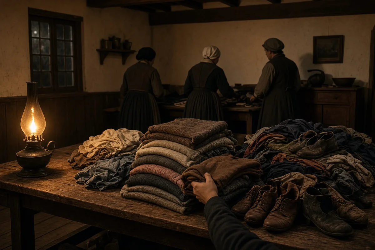 Corrie ten Boom organized practical aid including clothing for the residents of the home.