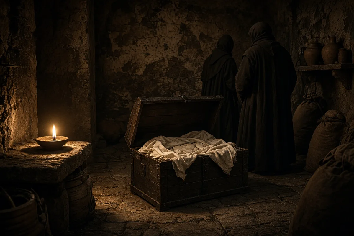 The hosts were hidden after the theft and later recovered intact.