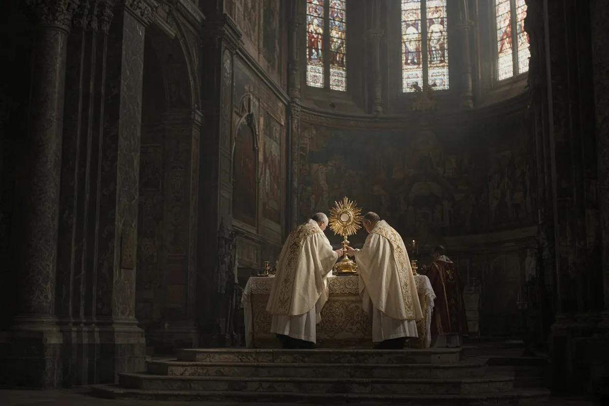 The hosts were enshrined and venerated in Siena after their recovery.