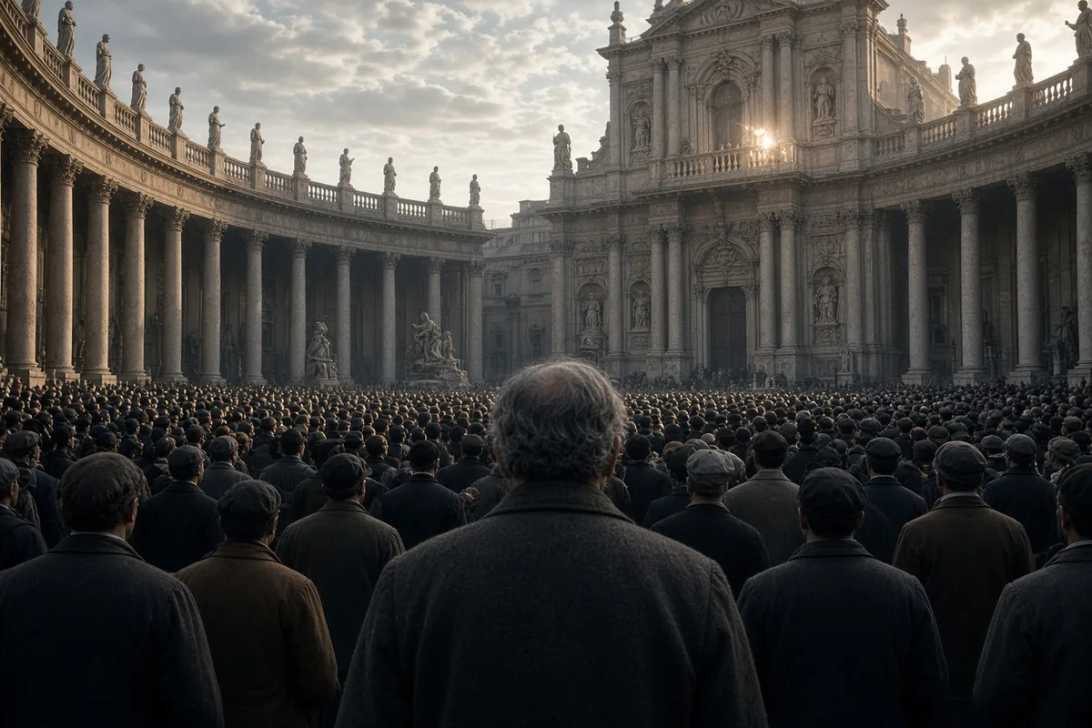 Franciszek Gajowniczek, the man Kolbe saved, was present in St. Peter's Square in 1982 when Pope John Paul II canonized Kolbe a saint.