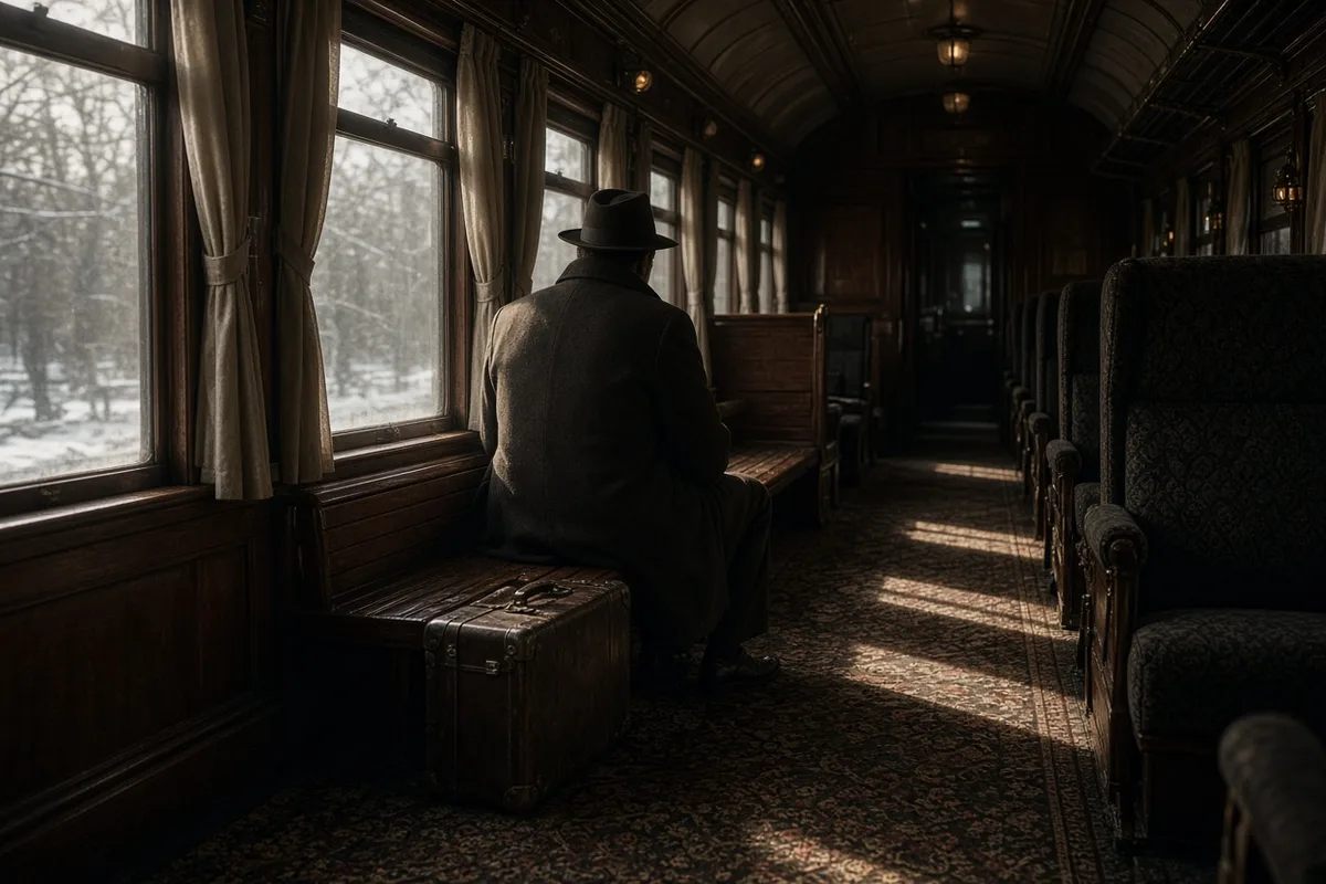 Merton traveled by train from New York toward Kentucky in December 1941.