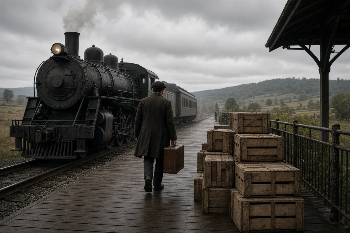 Merton arrived by rail in rural Kentucky en route to Gethsemani Abbey.