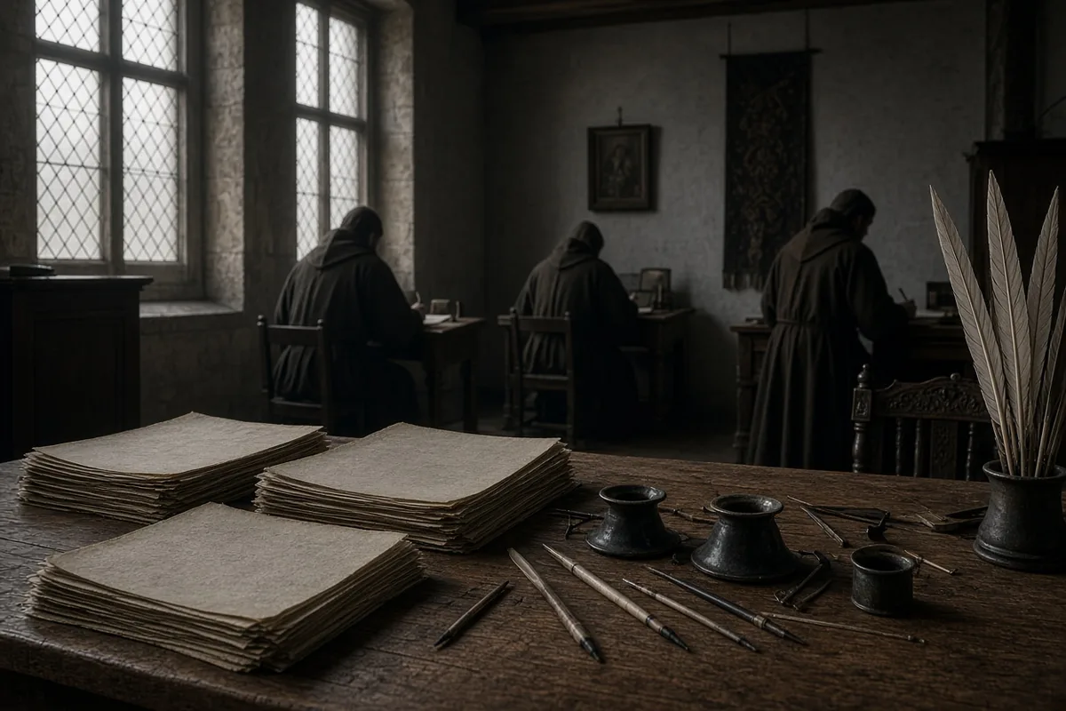 Erasmus gathered multiple Greek manuscripts to establish the text of the New Testament.