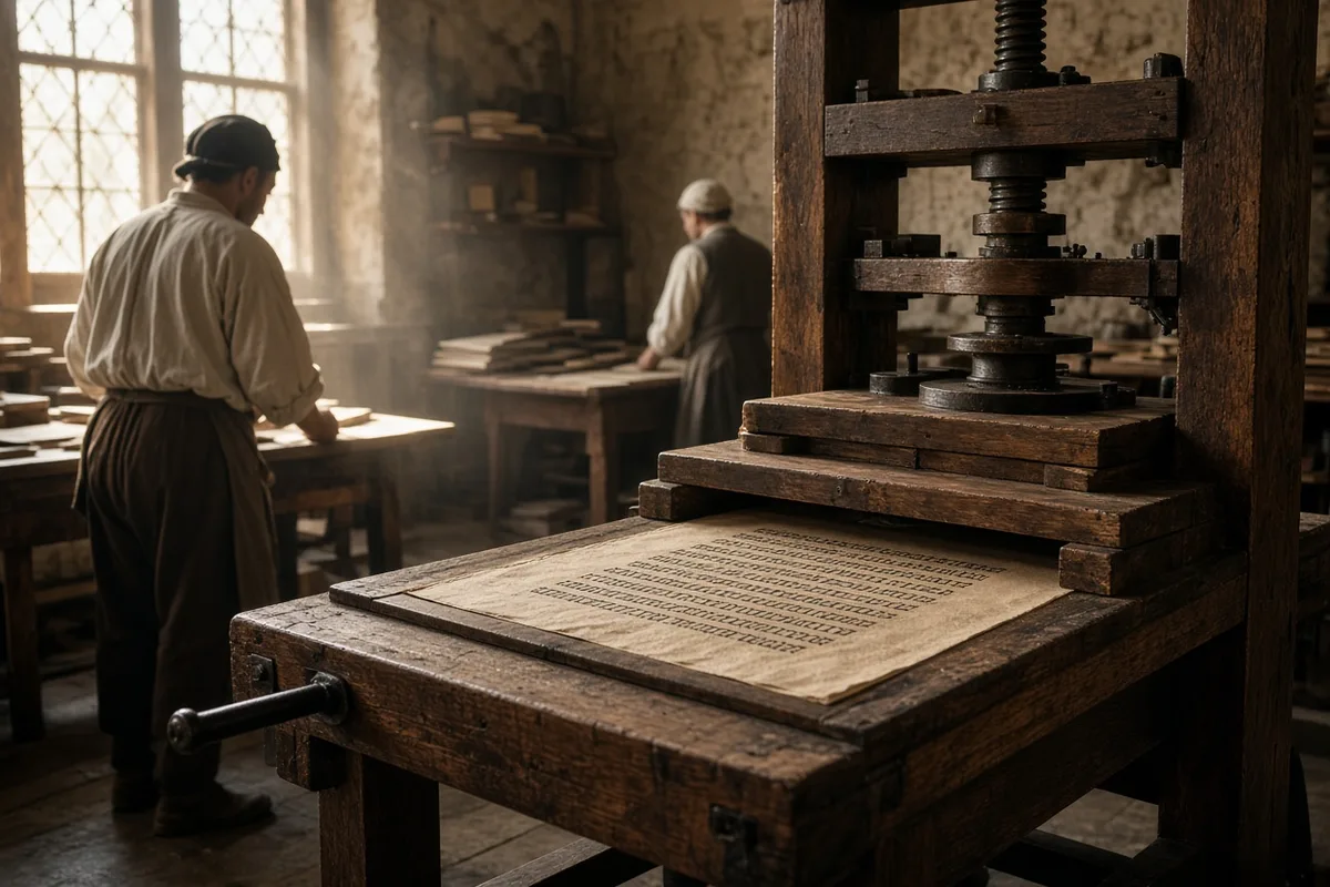 The first printed sheets of the Greek New Testament emerged from the press in 1516.