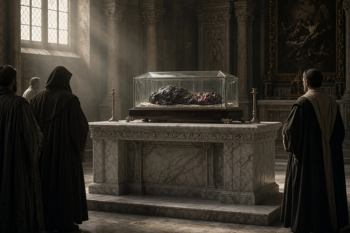 The relics were kept and venerated in Lanciano for over a thousand years.