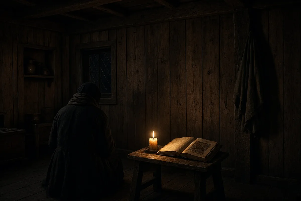 The 1735 account emphasizes the heart-warming effect of the words encountered in quiet reading.