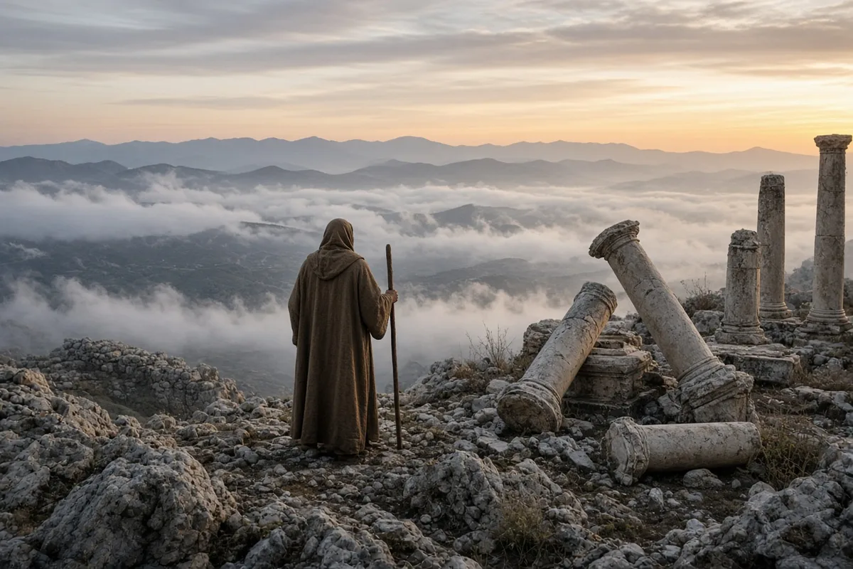 In 529 St. Benedict chose the hill of Monte Cassino, site of an abandoned temple, as the location for his new monastery.