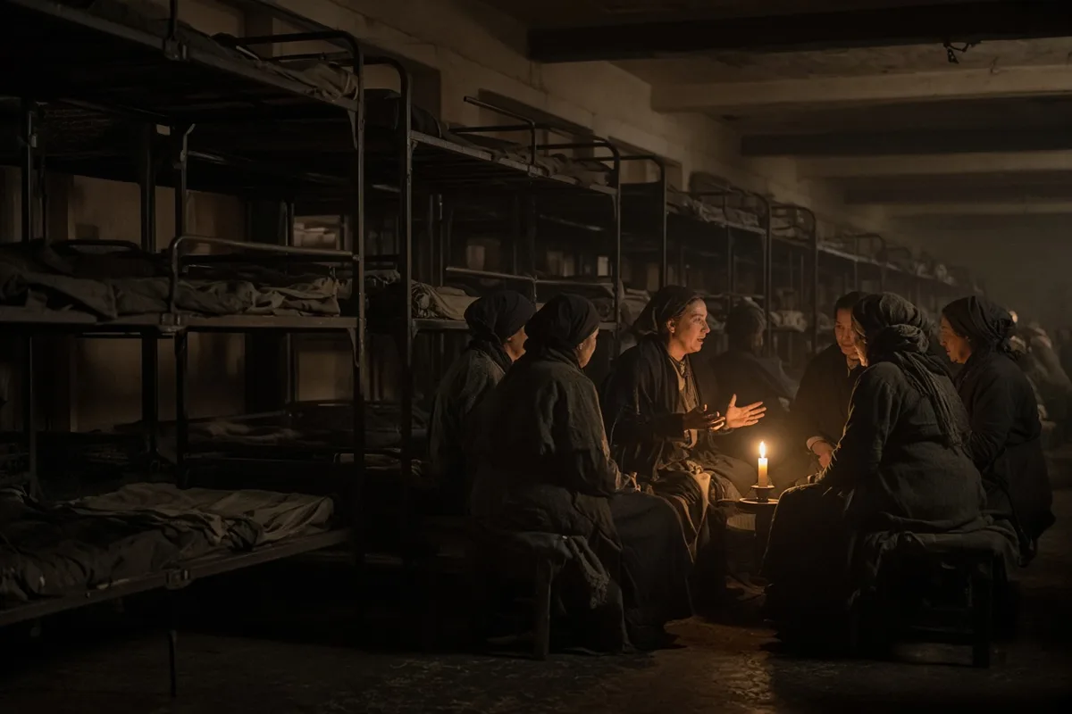 Betsie's messages of reconciliation with the guards inspired fellow prisoners before her death.